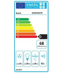 Bosch Bosch hood integrated, 53cm, 302m.cub/h, inox