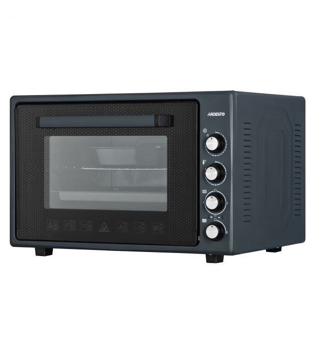 ARDESTO Піч електрична, 70л, 2000Вт, механіч., конвекція, подвійне скло, антрацит