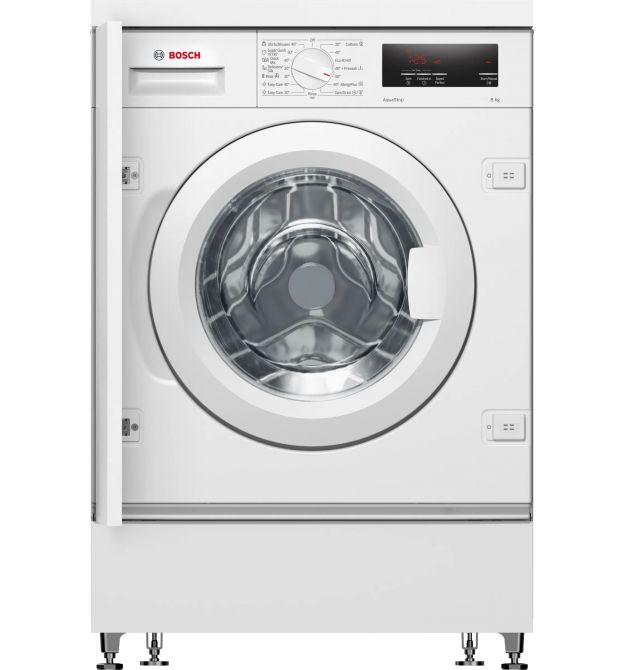 Bosch WM Bosch built-in front load, 8kg, 1200, C, 55cm, display, white