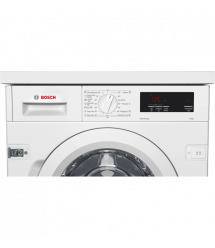 Bosch WM Bosch built-in front load, 8kg, 1200, C, 55cm, display, white