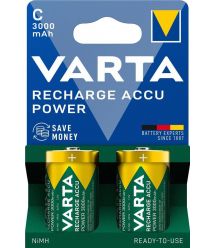 VARTA Акумулятор Varta NI-MH Power C(LR14) 3000 мА•г, 2шт