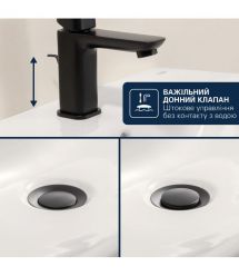 Grohe Змішувач для біде QuickFix Dice Black неповоротний, матовий чорний
