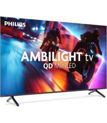 Philips TV 75" MiniLED 4K 144Hz Smart Titan OS Black Ambilight