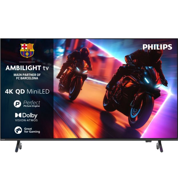 Philips TV 55" MiniLED 4K 144Hz Smart Titan OS Black Ambilight