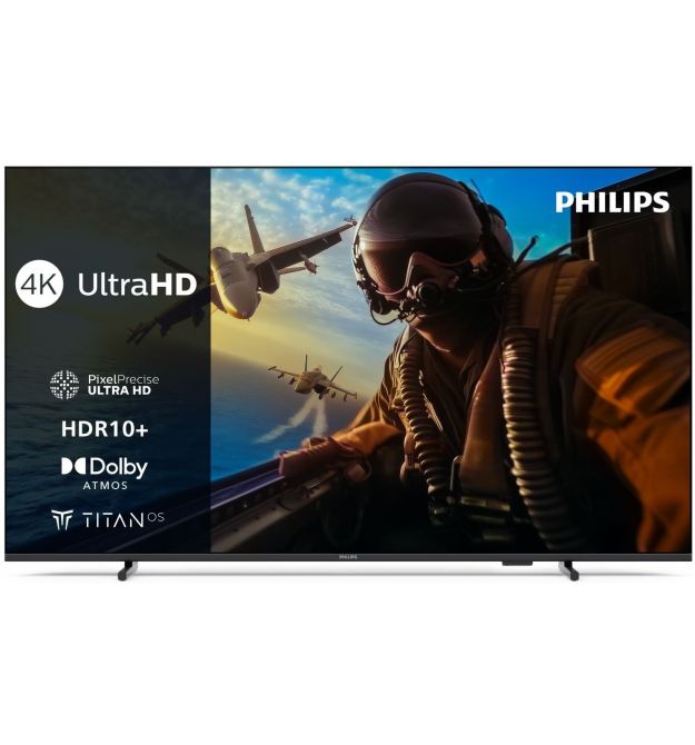 Philips TV 55" LED 4K 60Hz Smart Titan OS Black