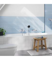 Grohe Змішувач для ванни QuickFix Dice довж. виливу - 167мм, неповоротний, 1 важіль, хром