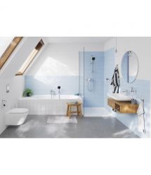 Grohe Змішувач для ванни QuickFix Dice довж. виливу - 167мм, неповоротний, 1 важіль, хром