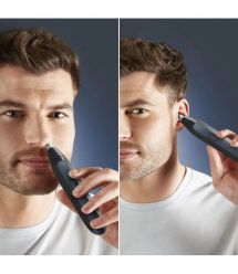 Rowenta Rowenta trimmer Performance for nose and ears, battery, steel, blue