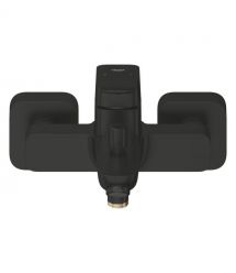 Grohe Змішувач для ванни QuickFix Dice Black, довж. виливу - 167мм, неповоротний, 1 важіль, чорний матовий