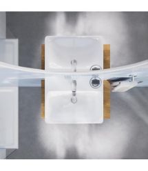 Grohe Змішувач для раковини QuickFix Dice ColdStart S-розміру, довж. виливу - 106мм, неповоротний, 1 важіль, хром