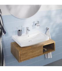 Grohe Змішувач для раковини QuickFix Dice S-розміру, довж. виливу - 106мм, неповоротний, 1 важіль, хром