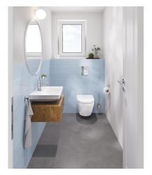 Grohe Змішувач для раковини QuickFix Dice S-розміру, довж. виливу - 106мм, неповоротний, 1 важіль, хром