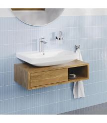 Grohe Смеситель для раковины QuickFix Dice M-размера, дл. излива - 116мм, неповоротный, 1 рычаг, хром