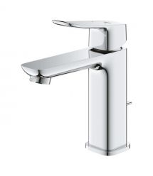 Grohe Смеситель для раковины QuickFix Dice M-размера, дл. излива - 116мм, неповоротный, 1 рычаг, хром