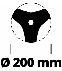 Einhell Knife for braid trimmer Agillo, 200mm