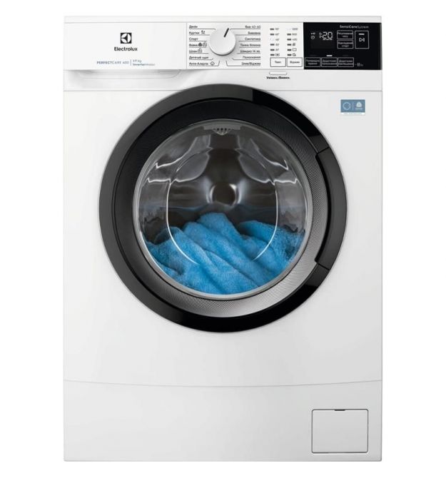 Electrolux Electrolux WM front load, 7kg, 1200, A, 48cm, display, invertor, white