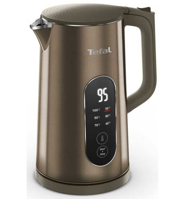 Tefal electric kettle Selection, 1.7L, double-walled, 9 tempr.conditions, bronze