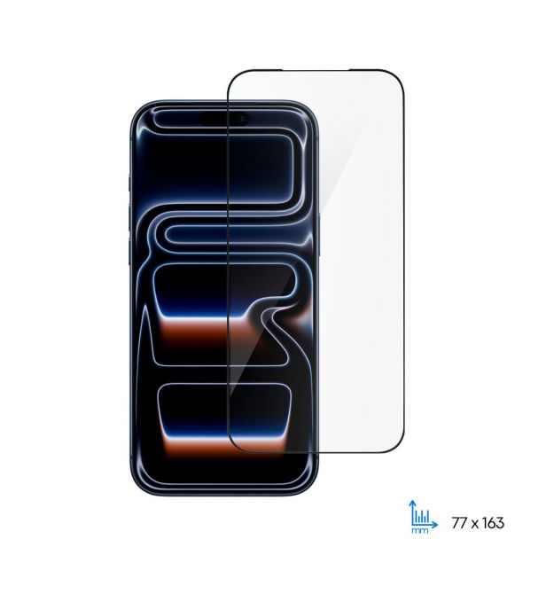 2E Захисне скло 2E для iPhone 17Pro Max(6.9), 2.5D FCFG, (1 Pack), чорна рамка
