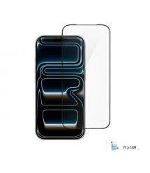 2E Захисне скло 2E для iPhone 17 Pro(6.3), 2.5D FCFG, (1 Pack), чорна рамка