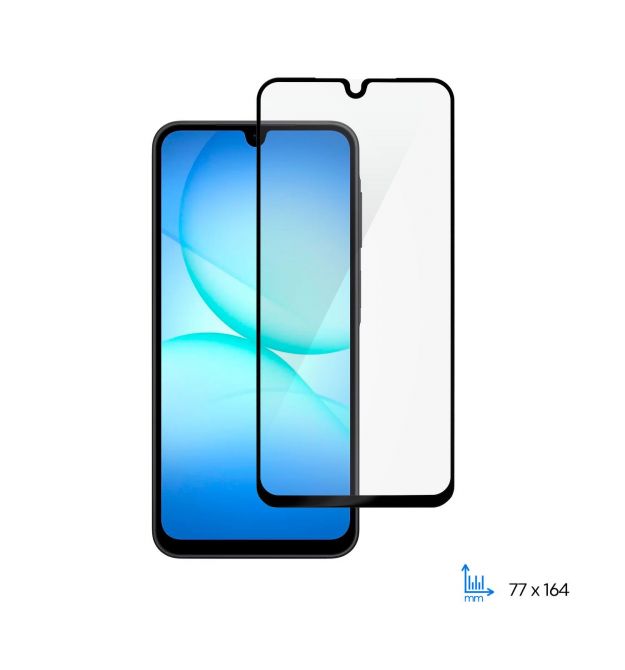 2E Захисне скло 2E для Samsung Galaxy A17 (A175), 2.5D FCFG, (1 Pack), чорна рамка