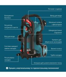 Könner & Söhnen High pressure washer Konner&Sohnen KS 1800-2200W 70-160bar 336l/h hose 8m 10kg