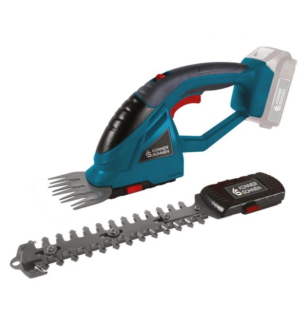 Könner & Söhnen Konner&Sohnen KS SHT-20V cordless grass shears 20V blades 19.9cm 1.6kg without battery for ZP