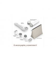 Philips Епілятор Philips Series 9000 дисковий, аккумул., пінцет.-32, волог.+сух., насадок-6, футляр, білий