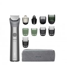 Philips Тример Philips Series 5000, для бороди, голови та тіла, насадок-11, сталь, сірий