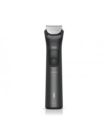 Philips Тример Philips Series 9000, для обличчя, голови, тіла, акум., насадок-19, OneBlade в компл., сталь, сірий