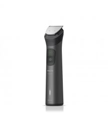 Philips Тример Philips Series 9000, для обличчя, голови, тіла, акум., насадок-19, OneBlade в компл., сталь, сірий