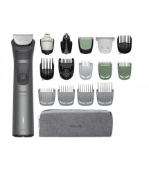 Philips Тример Philips Series 7000, для бороди, голови та тіла, насадок-17, сталь, сірий