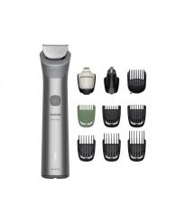 Philips Тример Philips Series 5000, для бороди, голови та тіла, насадок-10, сталь, сірий