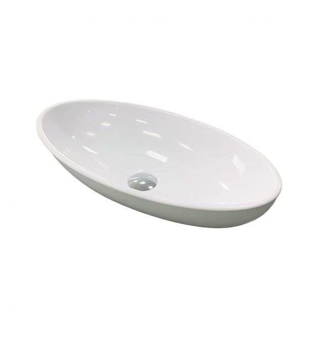 Adamant Раковина, умивальник ANDERE NEW, искуственный камень, овальная, без от
