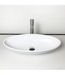 Adamant Раковина, умивальник ANDERE NEW, искуственный камень, овальная, без от