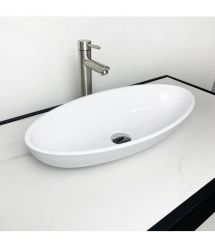 Adamant Раковина, умивальник ANDERE NEW, искуственный камень, овальная, без от