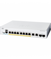 Cisco Комутатор Catalyst 1200 8xGE, PoE, Ext PS, 2x1G Combo