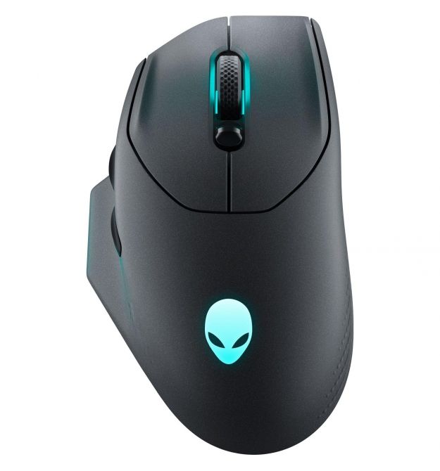 Dell Миша Alienware Wireless Gaming Mouse - AW620M - Dark Side of the Moon