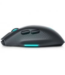 Dell Миша Alienware Wireless Gaming Mouse - AW620M - Dark Side of the Moon