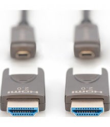 Digitus Кабель DIGITUS HDMI (M/M), 4K, AOC, 10м, чорний