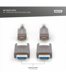 Digitus Кабель DIGITUS HDMI (M/M), 4K, AOC, 10м, чорний