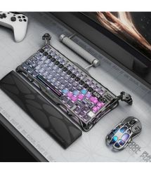 GravaStar Клавіатура механічна GravaStar K1 Pro 80keys, GravaStar x Kailh Speedy Mint, BT/WL/USB, cyberpunk