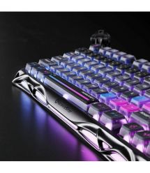 GravaStar Клавіатура механічна GravaStar K1 Pro 80keys, GravaStar x Kailh Speedy Mint, BT/WL/USB, cyberpunk