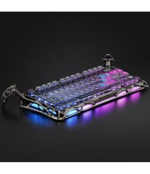 GravaStar Клавіатура механічна GravaStar K1 Pro 80keys, GravaStar x Kailh Speedy Mint, BT/WL/USB, cyberpunk