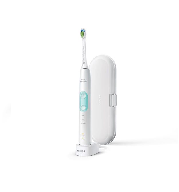 Philips Щітка зубна електр., ProtectiveClean 5100, 62т. колив/хв, насадок-2, футляр, білий