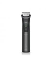 Philips Тример Series 9000, для обличчя, голови, тіла, акум., насадок-15, OneBlade в компл., сталь, сірий