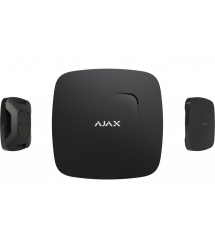 Беспроводной датчик детектирования дыма и угарного газа Ajax FireProtect Plus Черный