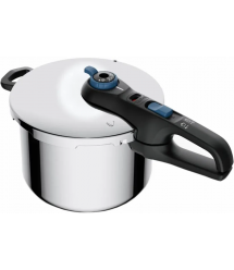 Tefal Tefal Pressure cooker Secure Trendy, 8l, with steam basket, stainless steel, plastic