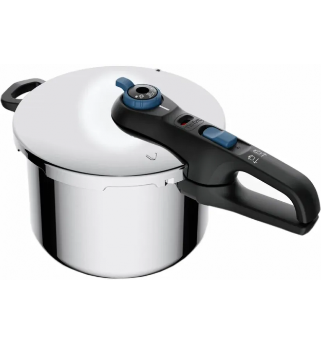 Tefal Tefal Pressure cooker Secure Trendy, 8l, with steam basket, stainless steel, plastic