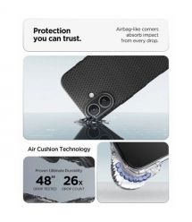 Spigen Чохол Spigen для iPhone 17, Liquid Air, Matte Black