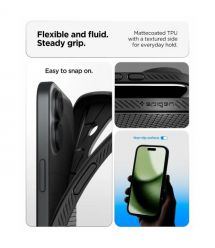Spigen Чохол Spigen для iPhone 17, Liquid Air, Matte Black
